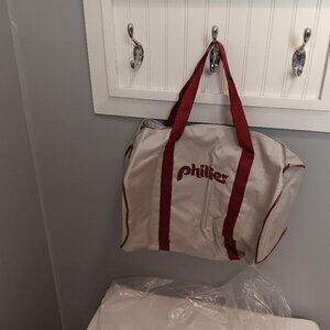 New Vintage 1980's Philadelphia Phillies Gray/Maroon Gym Bag Giveaway